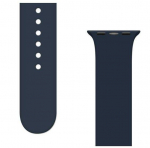 Strap iLike Strap APS Silicone Watch Band 8/7/6/5/4/3/2 / SE (41/40 / 38mm) Strap Watchband Dark Blue