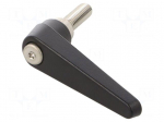 Lever | adjustable | Thread len: 20mm | Lever length: 62mm | GN101.1
