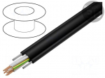Wire | LIFTTEC&reg; FYMYTW | 5x1.5mm2 | unshielded | 300V,500V | Cu | black
