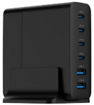 Gembird TA-UC-2A4C-PD75-01-BK Universal USB Charger