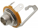 &Uuml;hendused // Different Audio, Video, Data connection plug and sockets // 2185#                Gniazdo jack 6.3 mn montażowe metal