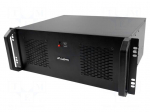 Enclosure: ATX server | Standard: 19" | 4U | black | Z: 177mm | X: 430mm