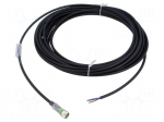 Cable: for sensors/automation | M8 | PIN: 3 | straight | 10m | plug | 4A