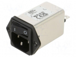 Connector: AC supply | socket | male | 4A | 250VAC | C14 (E) | FN9264