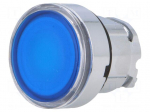 Switch: push-button | Stabl.pos: 1 | 22mm | blue | IP66 | Pos: 2 | &Oslash;22mm