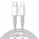 Cable USB C - iP Lightning 2m Fast Charging PD 20W white