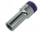 Socket: 6-angles | socket spanner | 17mm | 3/4" | long