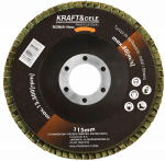 KRAFTDELE t&ouml;&ouml;riistatarvikud // Kettad elektrit&ouml;&ouml;riistadele // \nTarcza listkowa P80 115mm KD962\n