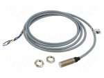 Sensor: inductive | OUT: PNP / NO | 2mm | 10&divide;40VDC | M12 | 2m | IP67 | 200mA