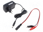 Charger: for rechargeable batteries | AGM,GEL,acid-lead | 1A | 12W