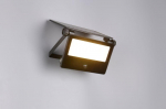 Trio Moura solar LED sienas lampa 17x20 cm matt black motion sensor R22106132 4017807650488