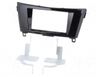 Radio mounting frame | Nissan | 2 DIN | black gloss