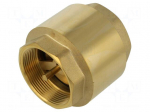 Check valve | G 2" internal | 16bar | brass | Medium: water