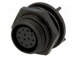 Connector: circular | socket | female | PIN: 12 | 50V | Buccaneer 400