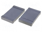 Ferrite: two-piece | 80&Omega; | A: 55.1mm | B: 6.35mm | C: 28.5mm | D: 43.7mm