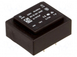 Transformer: encapsulated | 0.7VA | 230VAC | 18V | 39mA | Mounting: PCB