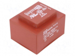 Transformer: encapsulated | 30VA | 230VAC | 15V | 2A | Mounting: PCB