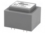Transformer: encapsulated | 7VA | 230VAC | 15V | 15V | 0.23A | 0.23A | IP00