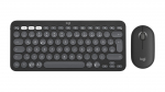 Logitech Pebble 2 Combo keyboard Mouse included Universal RF Wireless + Bluetooth QWERTZ German Graphite