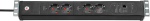 Brennenstuhl 1156057984 power extension 3 m 4 AC outlet(s) Black