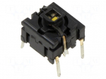 Microswitch TACT | SPST-NO | Pos: 2 | 0.05A/24VDC | THT | LED | white