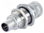 Adapter | PIN: 12 | 60V | IP40 | soldering | front side nut | 1.5A