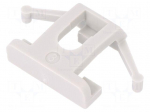 Holder | polyamide | DIN TS35  rail | grey