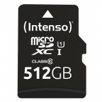 Intenso microSD 512GB UHS-I Perf CL10| Performance Class 10