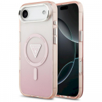 Case Guess IML Gradient Triangle Logo MagSafe for iPhone Air / pink