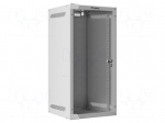 Enclosure: rack cabinet | Standard: 10" | 12U | W: 280mm | H: 603mm | grey