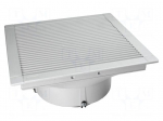 Fan: AC | axial | 230VAC | &Oslash;220x70mm | 500m3/h | 65dBA | ball bearing