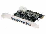 PC extension card: PCI-Express | USB A x4 | USB 3.0