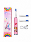 Toothbrush iLike  Kids W3 Electric Toothbrush (Battery-Powered) +3 attachments Pink