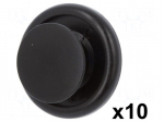 Rivet | 10pcs | Citro&euml;n,Lexus,Peugeot,Toyota | L: 8mm | polyamide