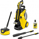 K&auml;rcher high-pressure cleaner K 5 Power Control Flex Home (yellow/black, with dirt blaster and surface cleaner T 5)