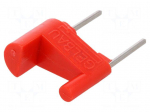 Resistor for protection rubber strip | -20&divide;55&deg;C | Colour: red