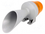 Signaller: lighting-sound | 24VDC | horn,continuous light | LED