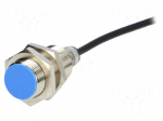 Sensor: inductive | Output conf: PNP / NO | 0&divide;5mm | 10&divide;30VDC | M18