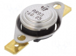 Sensor: thermostat | Output conf: SPST-NC | 160&deg;C | 16A | 250VAC | &plusmn;5&deg;C