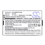 2900 mAh for Inrico B-50E