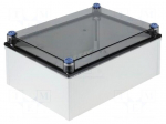 Enclosure: multipurpose | X: 300mm | Y: 400mm | Z: 170mm | QUICK | grey