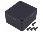 Enclosure: multipurpose | X: 55mm | Y: 60mm | Z: 35mm | 1550 | aluminium