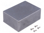 Enclosure: multipurpose | X: 82mm | Y: 111mm | Z: 40mm | 1590 | aluminium