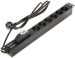 Listwa zasilająca 6 gniazd PD-6/R-1P