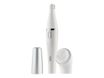 Braun Face Facial Epilator and Brush | SE810 | Number of power levels 1 | Wet & Dry | White/Silver