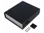 Enclosure: with panel | CAB | X: 154mm | Y: 173mm | Z: 47mm | ABS | black
