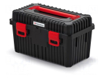 Chest | tool case | black | polymer | HEAVY | 585x360x337mm | 25kg