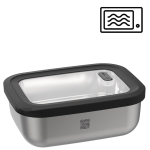 GEFU 12776 food storage container Rectangular 2.6 L Black, Stainless steel 1 pc(s)