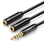 Converter Ugreen  Ugreen 30620 Aux Vada Adaperis Spliteris 2x 3.5mm Ligzda (Audio & Mikrofons) uz 3.5mm Spraudnis 20cm