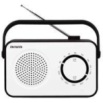 Speakers Aiwa  Aiwa RADIO PORTATIL R-190BW WHITE AM/FM / SPEAKER/3 /AUX IN/HANDLE/ANTENNA TELESCOPIC R-190BW (R-190BW) 8435256896855